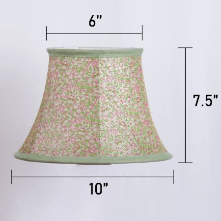 Brocade Bell Lampshade